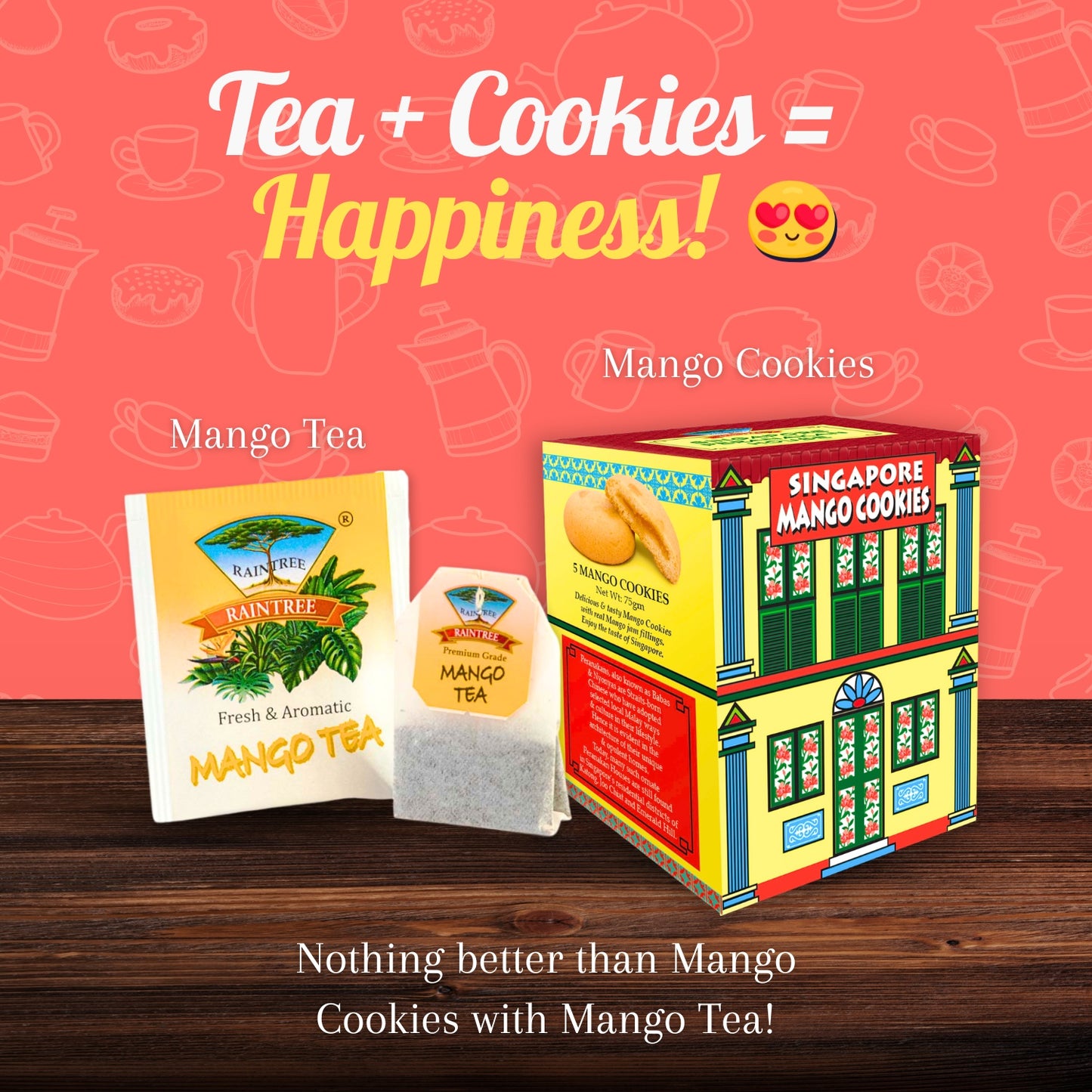 Raintree Premium Mango Tea (8 / 100 sachets)