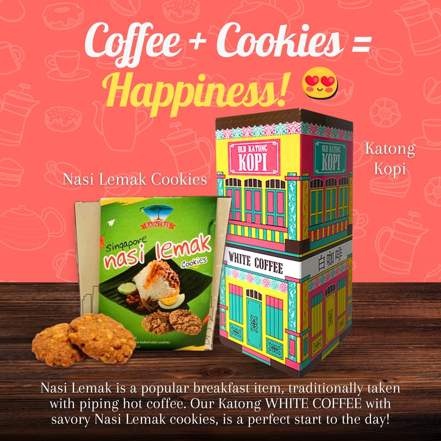 Raintree Singapore Nasi Lemak Cookies (75 g)