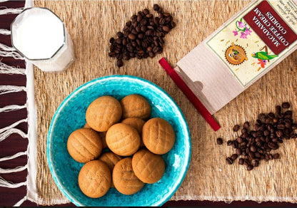 Raintree Macadamia Coffee Cream Biscuits (5 pcs) Cream-Filled Cookies, Home Baked Taste, Halal Certified, Perfect with Tea & Coffee