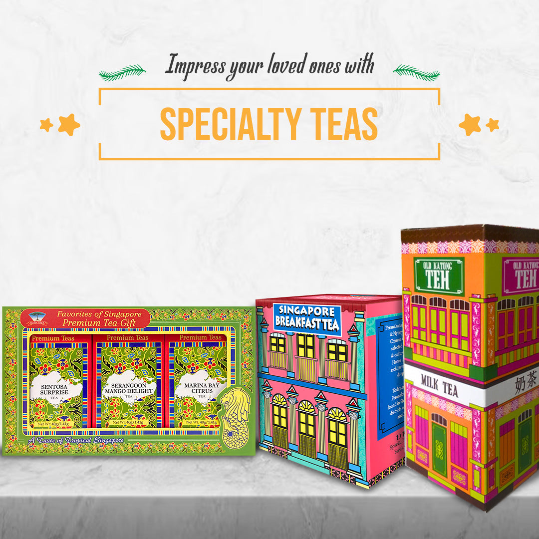 SINGAPORE BATIK TEA premium tea gift (3x40g) 3 fruit tea flavors