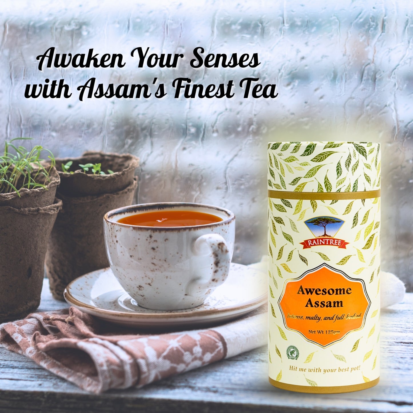 Raintree Premium Awesome Assam Black Tea (125g Loose Leaf)