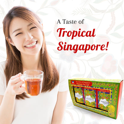 SINGAPORE BATIK TEA premium tea gift (3x40g) 3 fruit tea flavors