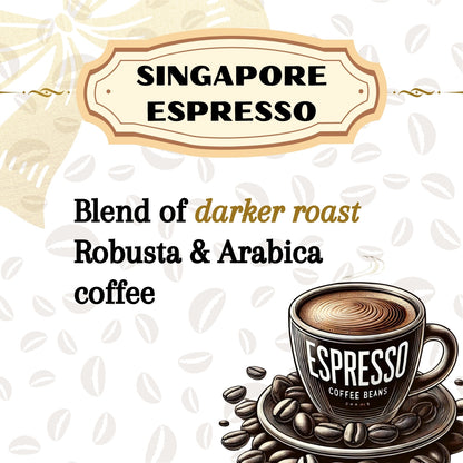 SINGAPORE BATIK COFFEE roasted ground coffee (3x40g) 3 exotic blends