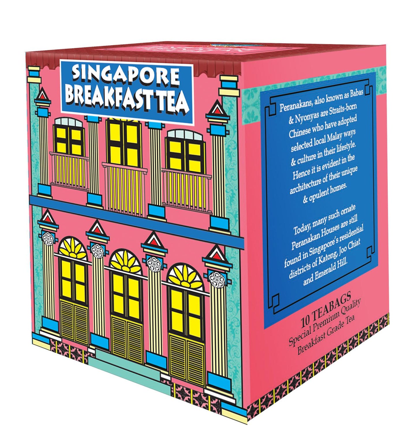 Raintree Singapore Breakfast Tea - Premium Grade (10 Teabags)