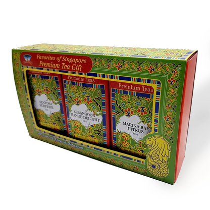 SINGAPORE BATIK TEA premium tea gift (3x40g) 3 fruit tea flavors